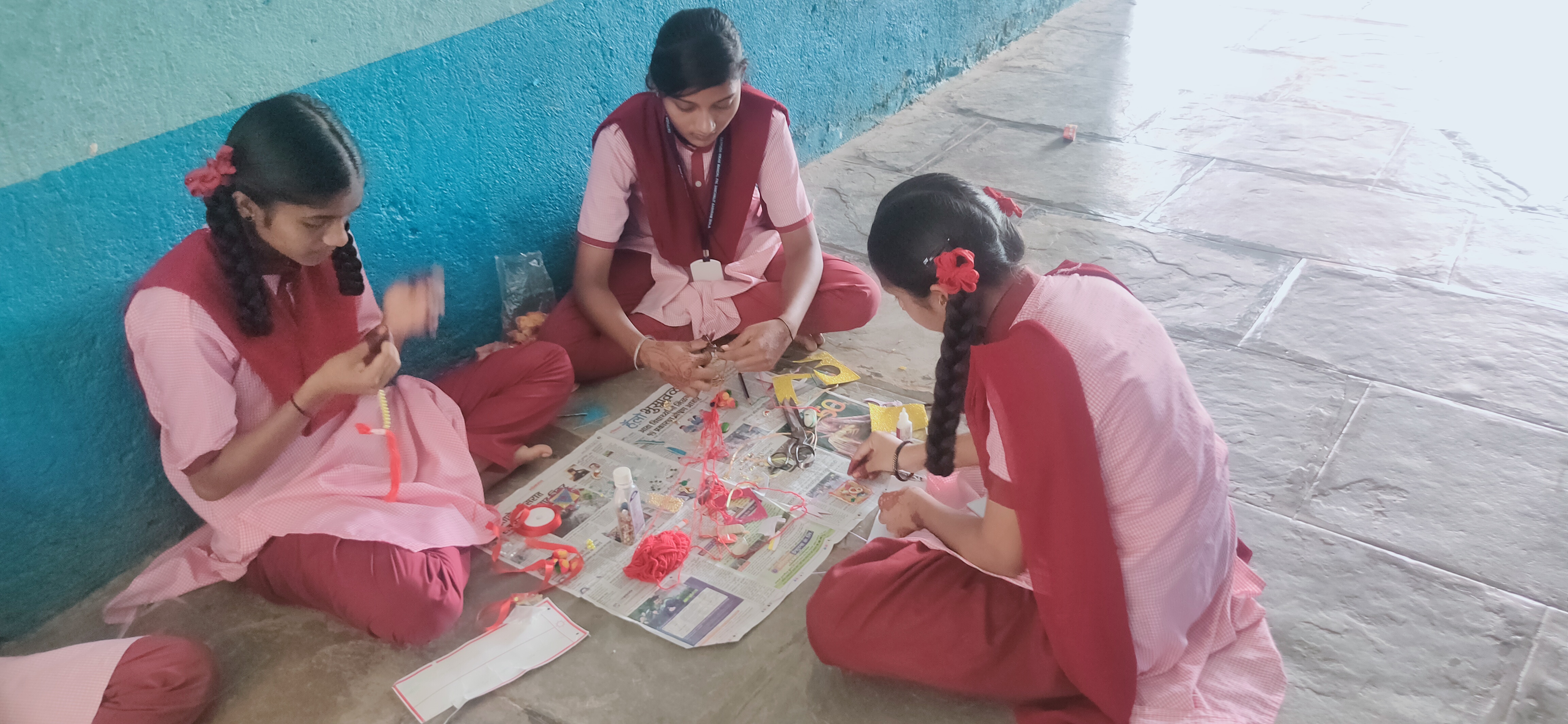 गणित राखी बनविणे